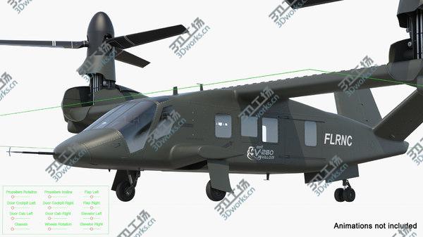 images/goods_img/20210312/Bell V-280 Valor Tiltrotor Aircraft Rigged 3D model/3.jpg